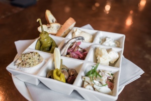 Mezze plate with 9 salads and spreads ($23) - Melanie Lust photography